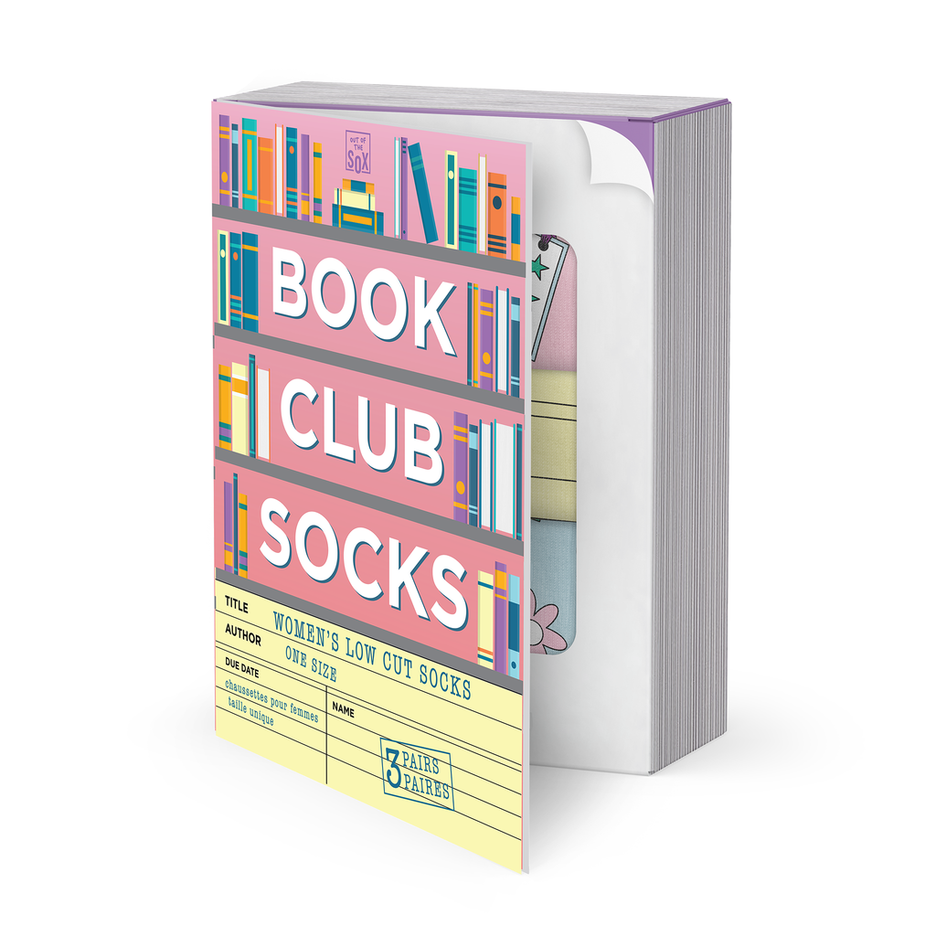 Women's 3-Pack Book Club Socks - Main and Local