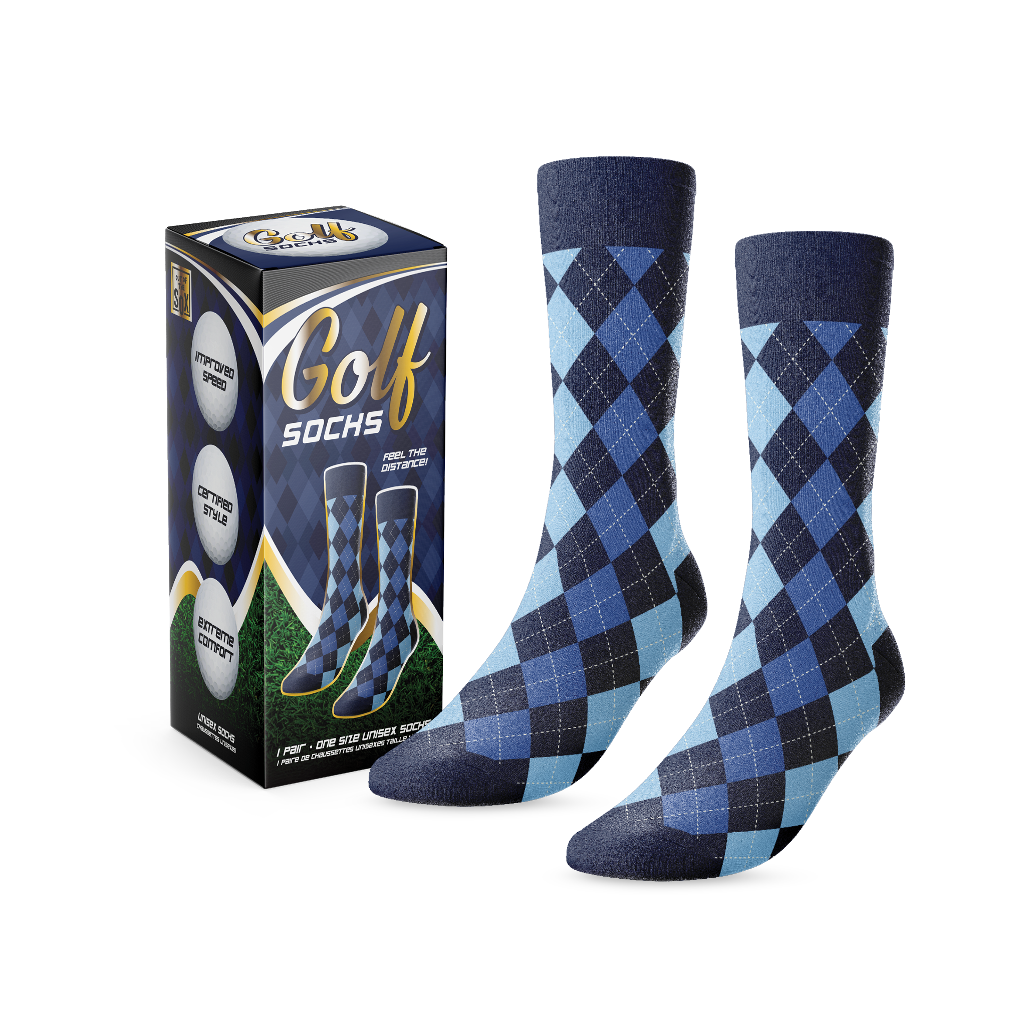 Professional Golf Socks - Main and Local