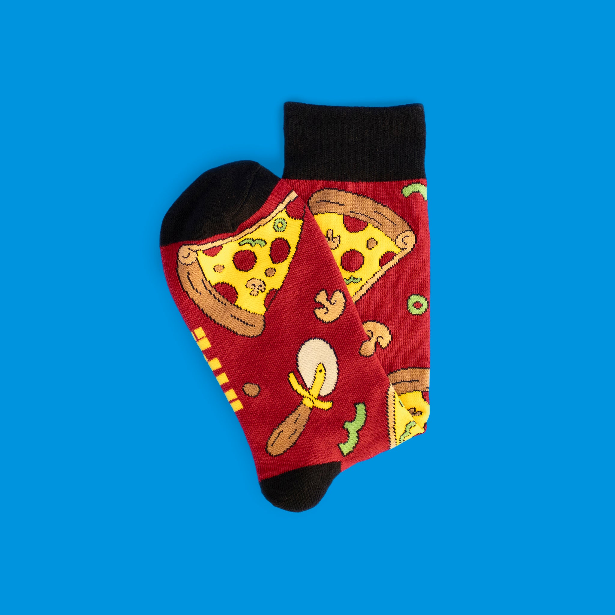 Oven Fresh Pizza Socks - Main and Local