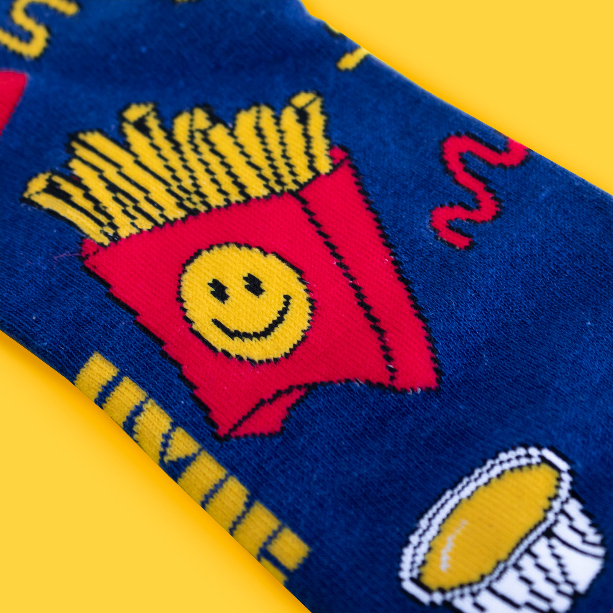 Burgers & Fries Socks - Main and Local