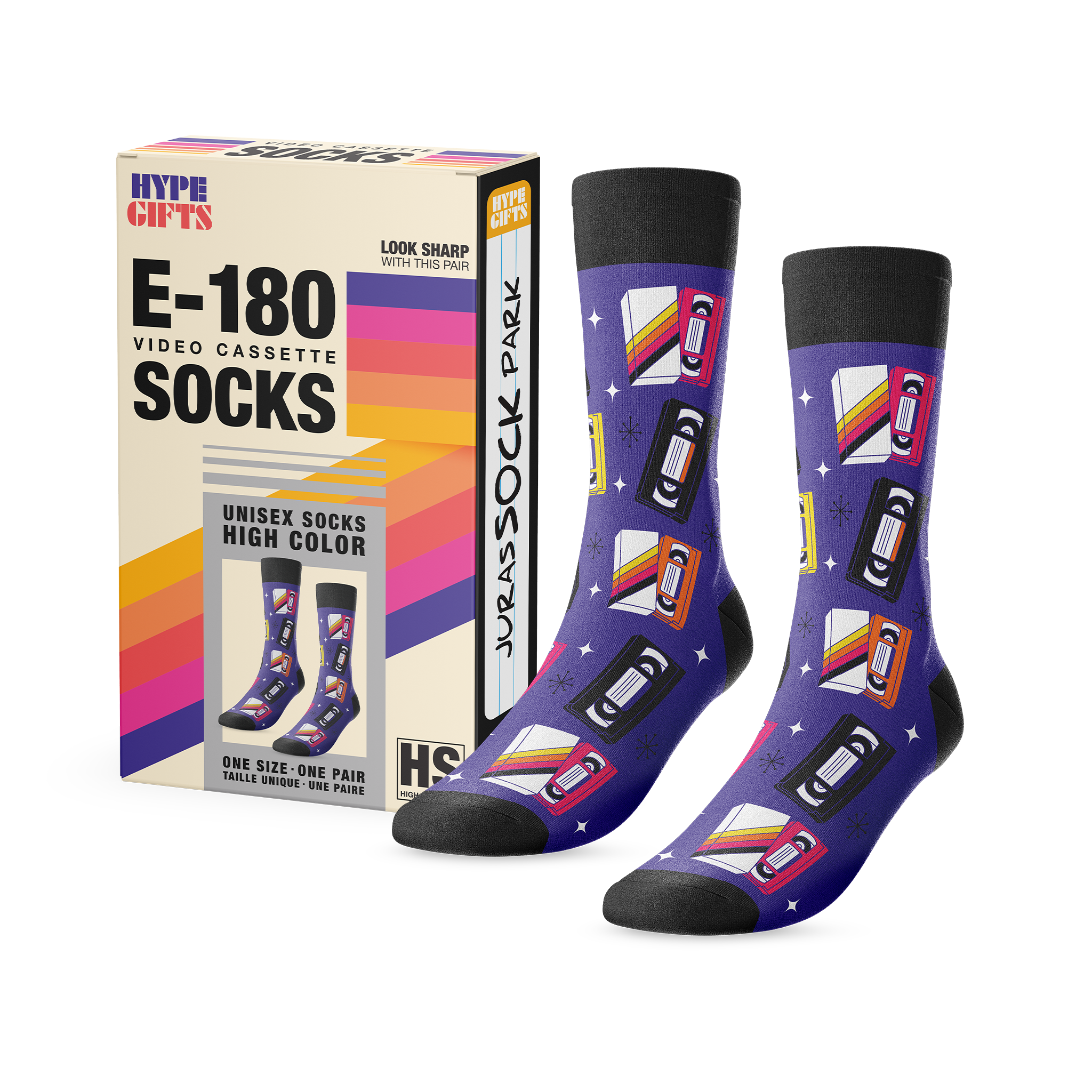 Retro VHS Socks - Main and Local