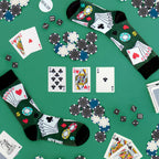 Royal Flush Poker Socks - Main and Local